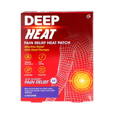 Deep Heat Pain Relief Heat 4 Patches